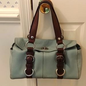 Coach vintage satchel denim color EUC